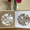 Mother's day cards  Handmade in white or brown kraft card with envelope