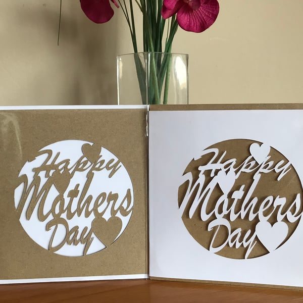 Mother's day cards, Handmade Mother’s Day cards with envelope,