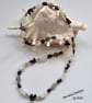 Natural Ruby Red Garnet, Moonstone, Peridot Sterling Silver Necklace - Image 7