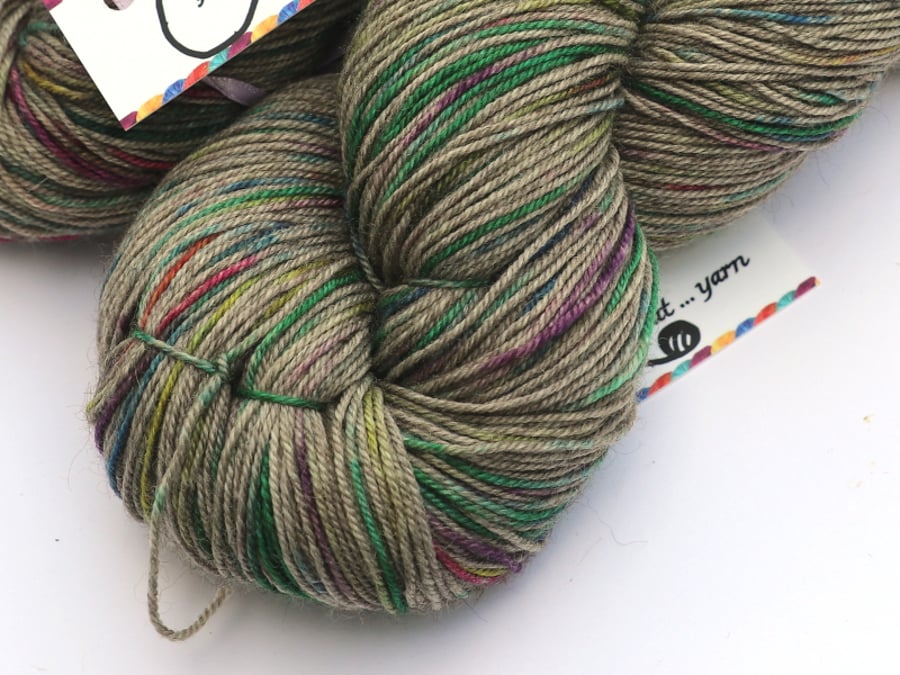 SALE: Rush Hour - Superwash merino, yak, nylon 4 ply yarn