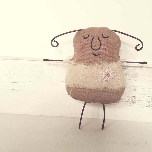 Primitive Sleepy Bug Doll
