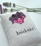 freehand embroidered lavender bag sachet hanging decoration  - Image 4