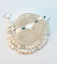 Mother Of Pearl Butterfly Necklace, June Birthstone, Bridal, Anniversary Gift - Image 4
