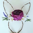 Easter bunny ears headband, birthday headband, photo shoot hair accessory 