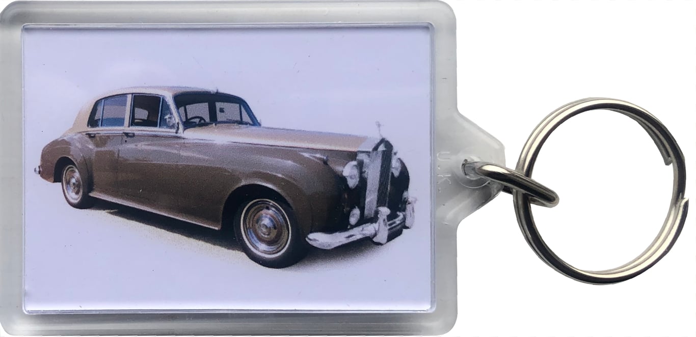 Rolls Royce Silver Cloud Mk2 1961 - Keyring with 50x35mm Insert 