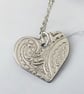 Silver Paisley Heart - Image 2