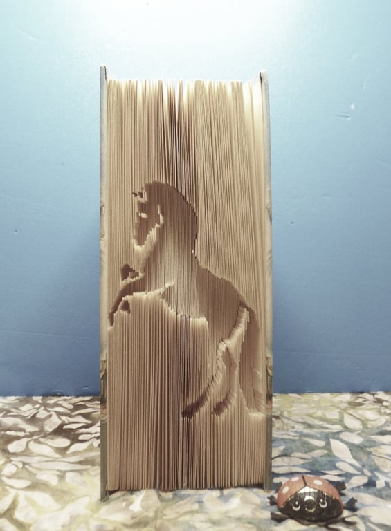Rearing Horse CUT & FOLD Book Folding Pattern - EMAILED PDF PATTERN