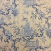  Cream Blue Asian Chinese vintage Sanderson Fabric for sale FQ Half Metre
