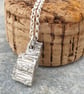 Silver cast 'driftwood' pendant - Image 2