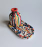 Rainbow Splatter Tray, Handmade Jesmonite Catch-All Dish - Image 4
