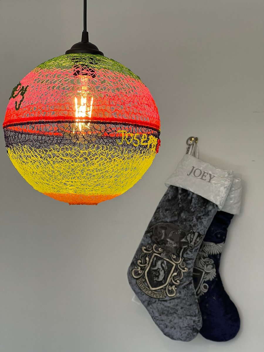 handmade lampshade customize 3D printing pen drawing colorful lampshade craft 