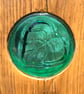 Fused Glass & Reclaimed Wood Sunflower Garden Art  - Image 2