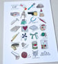 Art and Craft Alphabet Print - Image 3