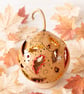 A Blustery Autumn Day Gourd Lamp