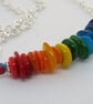 Rainbow Shell Necklace - Image 1