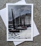 Sail Boats. Blank Card. Original Watercolour 260189 - Image 2