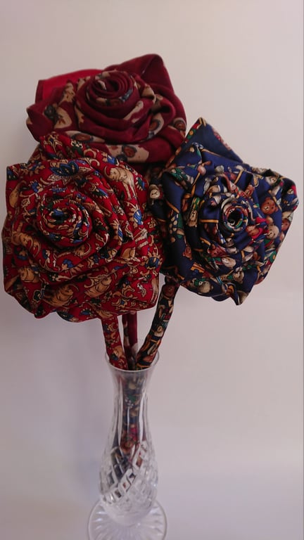 Memory rose from a special (neck) tie