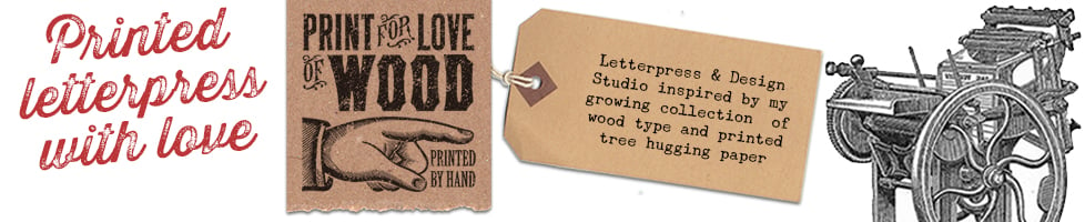 PRINT for LOVE of WOOD