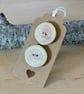 Rustic Ash Wood Buttons - Image 1