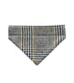Small Dog Bandana, Over the Collar Dog Bandana-Checked Design-GFD47