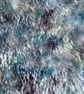 Hand dyed Helmbold mohair fur fabric "Yasha" on 20mm Parchment Whirl