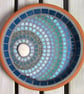 Moonlight Ripple Mosaic Garden Bird Bath - Image 2