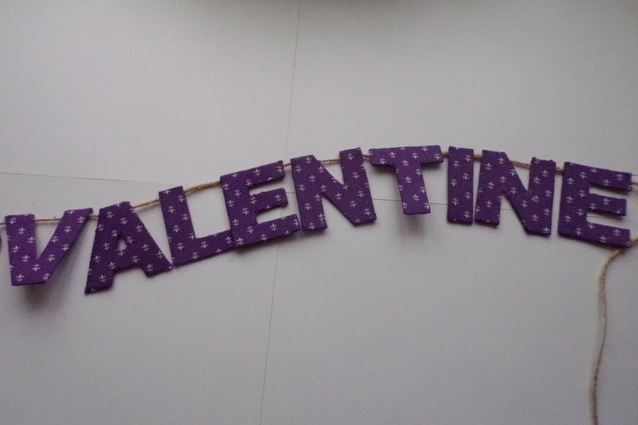 Valentine Banner, Valentine Bunting, Be My Valentine Bunting