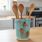'Flowers in Sun' Utensil Holder or Vase