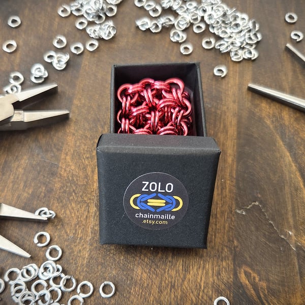 Large Chainmaille Fidget Cube