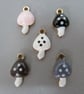 Toadstool Fungi Mushroom Tibetan Jewellery Charm