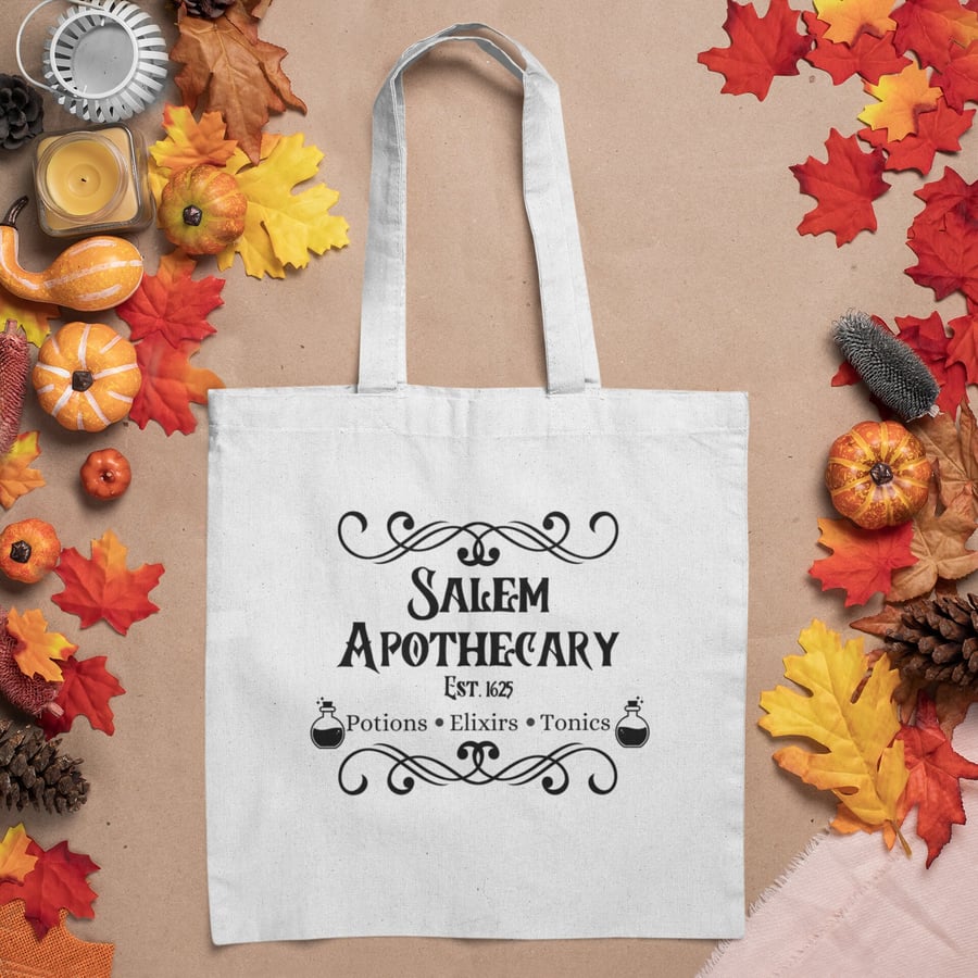 Salem Apothecary Tote Bag - Halloween