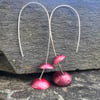Autumn Red Dangle Earrings