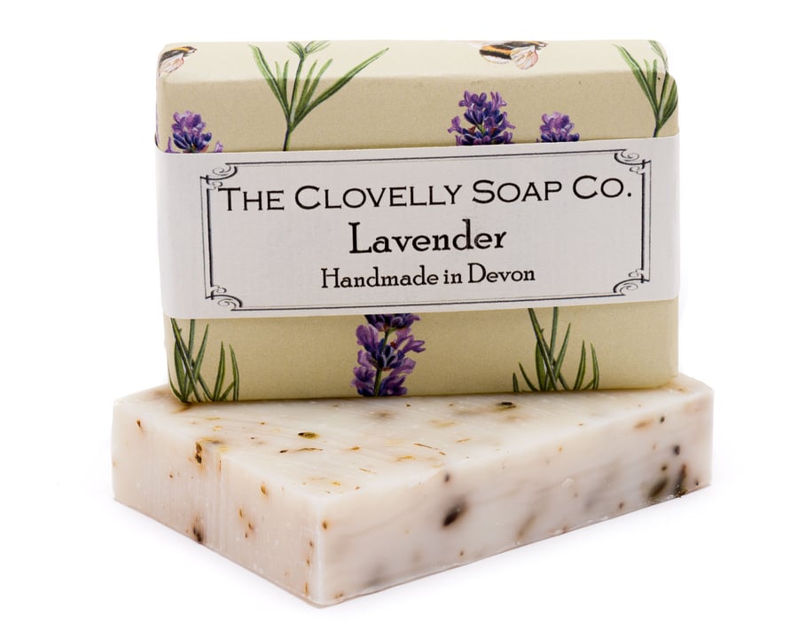 Handmade Lavender Essential Oil Soap - The Clovelly Soap Company