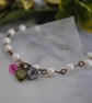 Pearl flower charm bracelet - Image 4