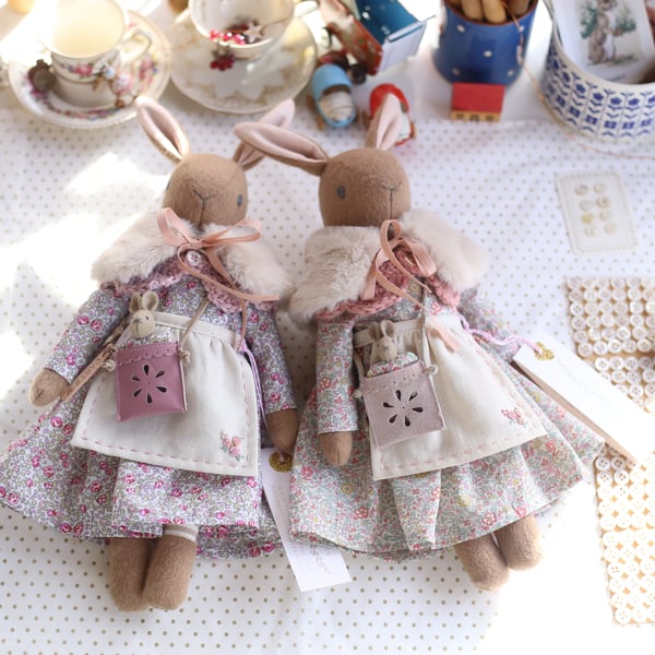 Pre order - Heirloom Liberty Bunny Petite size