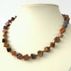 Handmade tigers' eye necklace