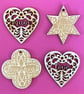 'Love' heart card with detachable decoration - Image 2