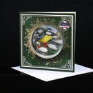 Blue Tit Season's Greetings