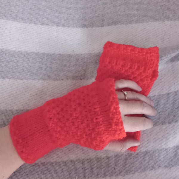 Ladies Fingerless Gloves 