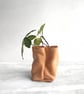 Leather planter (free artificial plant) - Image 6