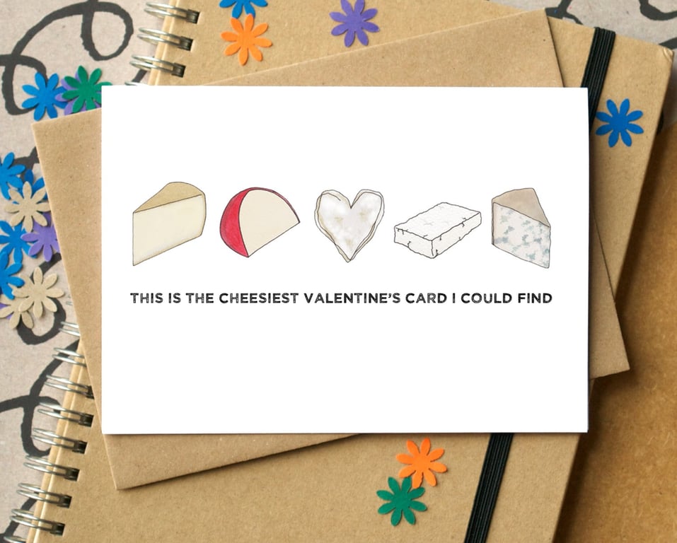 Funny Cheesy Valentine's Card