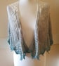 Knitted Lace Shawl, Wild Swan Shawl, Beaded Wrap, Wedding Shawl, Bridal Wrap - Image 2