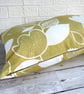 SALE - Scandi Flowers Cushion in Mustard and White - Image 10