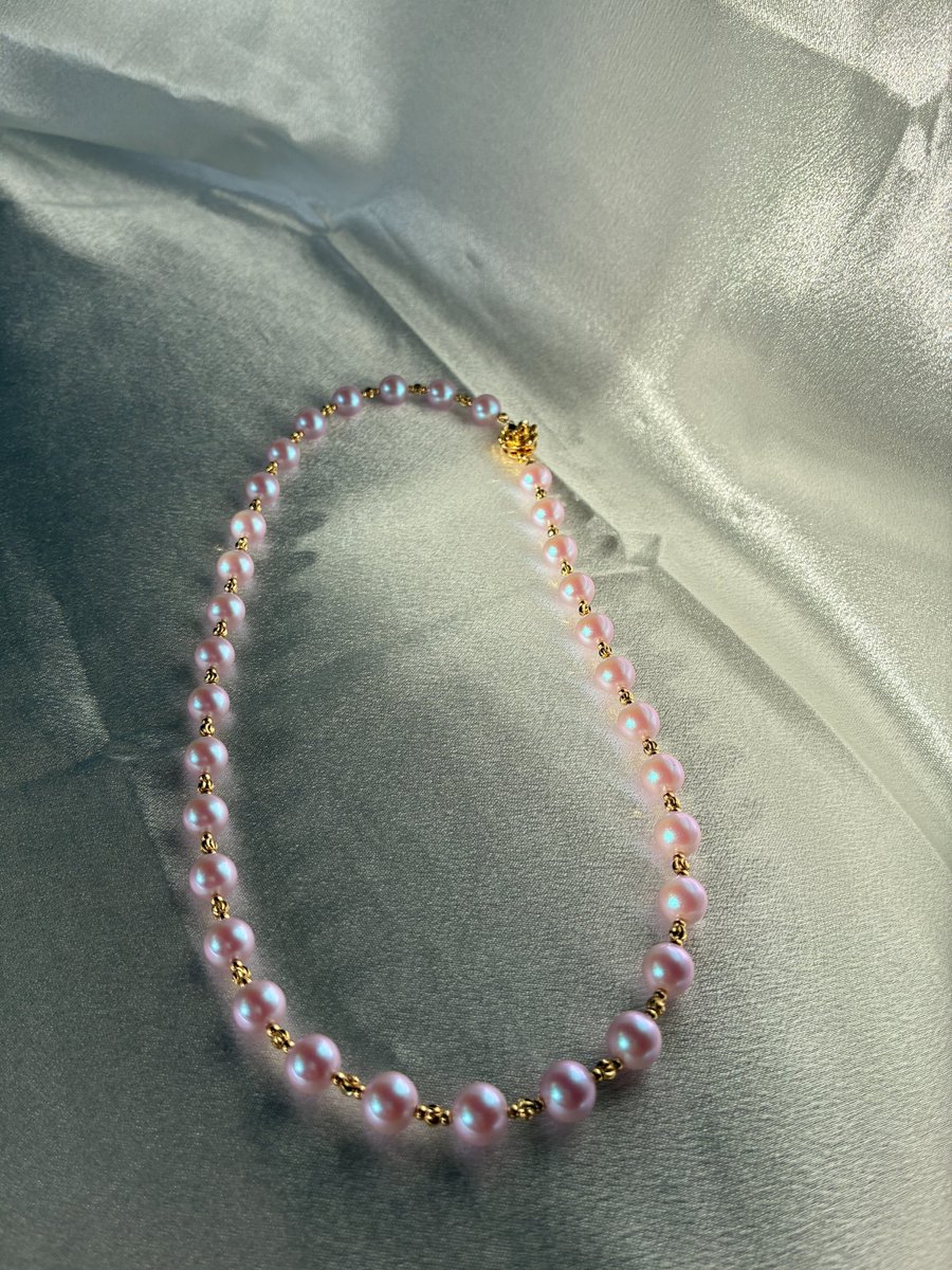 Pink Pearl Necklace