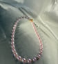 Pink Pearl Necklace