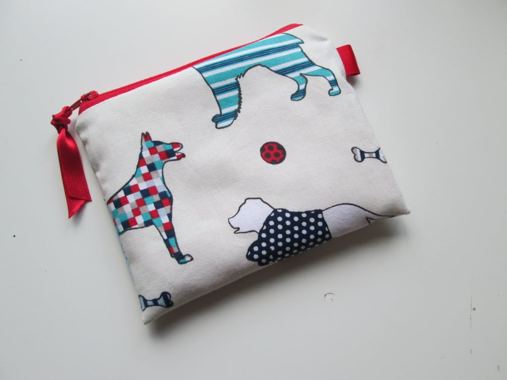 SALE Little Dogs Coin Purse