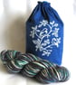 Machine Embroidered Drawstring Project Bag - Image 1