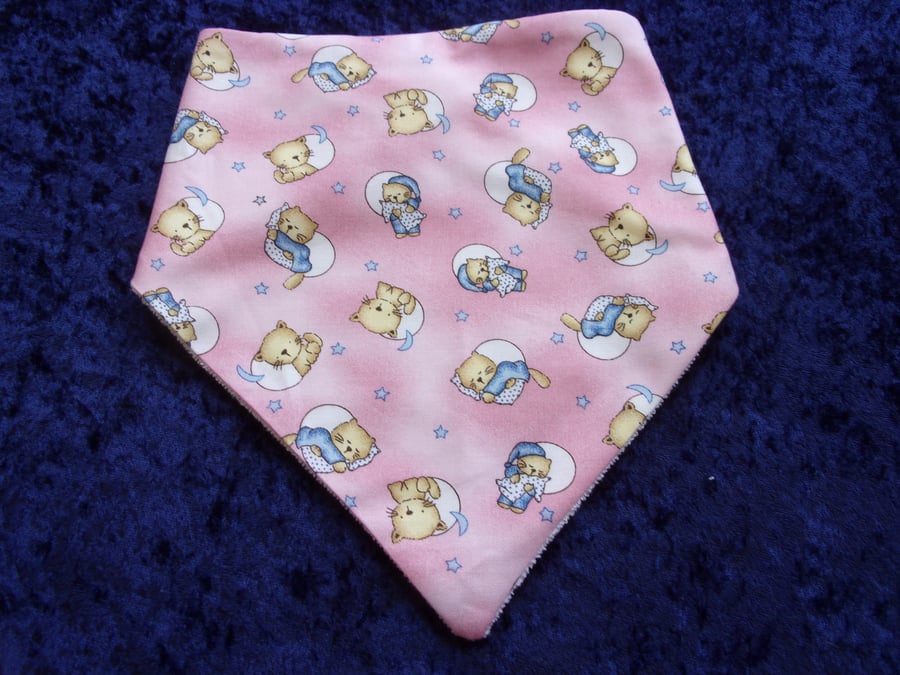 Sleeping Cats Dribble Bib