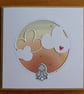 Rabbit With Clouds and Hearts Blank Card - Image 5