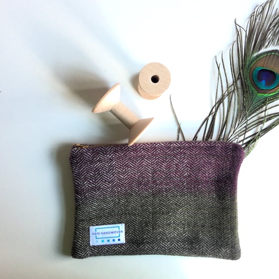 Fylingdales Handwoven Zipped Pouch
